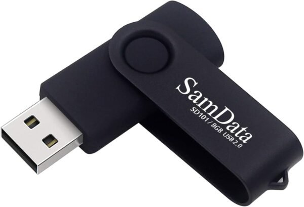 USB Flash Drive 8GB 1 Pack USB 2.0 Thumb Drive Swivel M... - Image 2