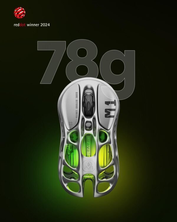 GravaStar Mercury M1 Pro Wireless Gaming Mouse, Lightwe... - Image 6