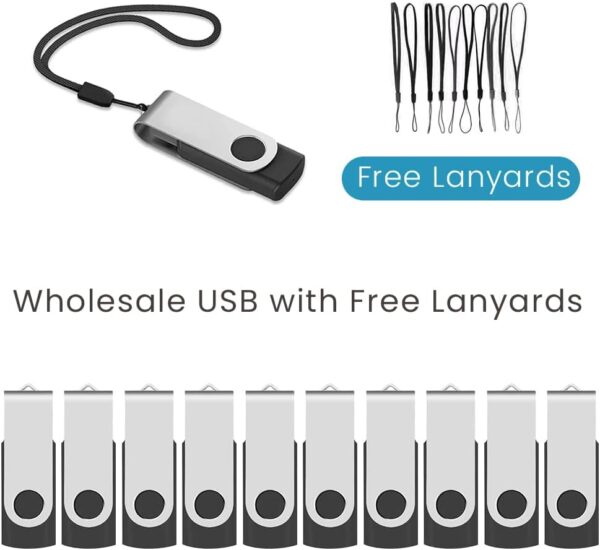 20 Pack Flash Drives 1GB with Lanyards, ABLAZE Premium ... - Image 7