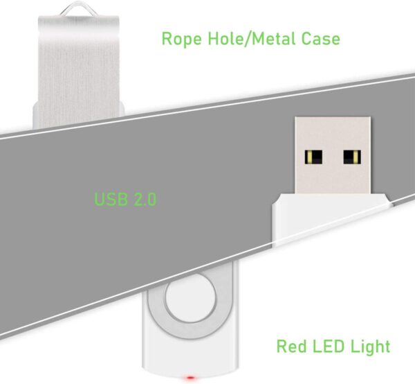 USB Flash Drive 8GB 10 Pack, Thumb Drives Memory Stick ... - Image 3