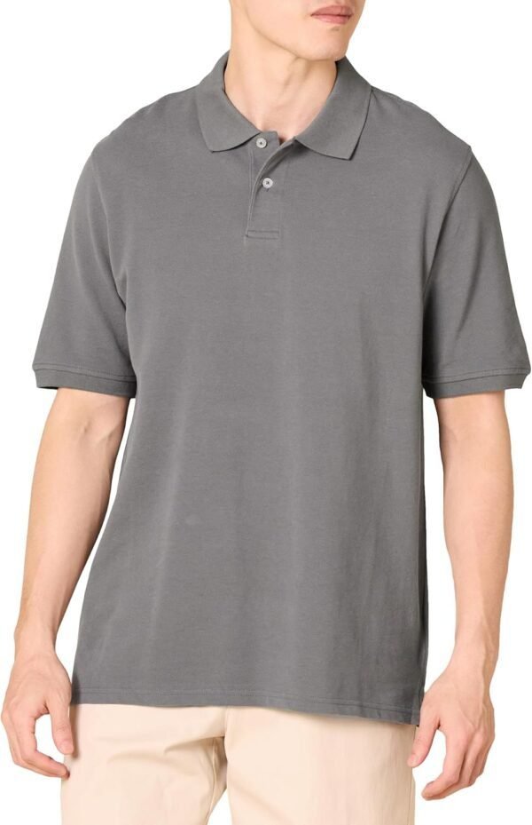 Amazon Essentials Men's Regular-Fit Cotton Pique Polo S... - Image 2