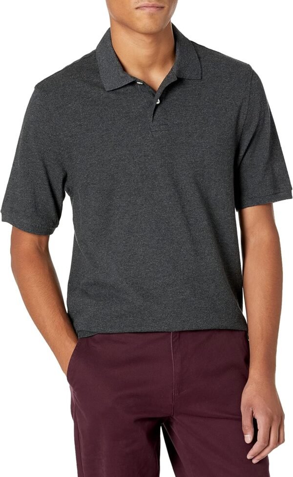 Amazon Essentials Men's Regular-Fit Cotton Pique Polo S... - Image 2