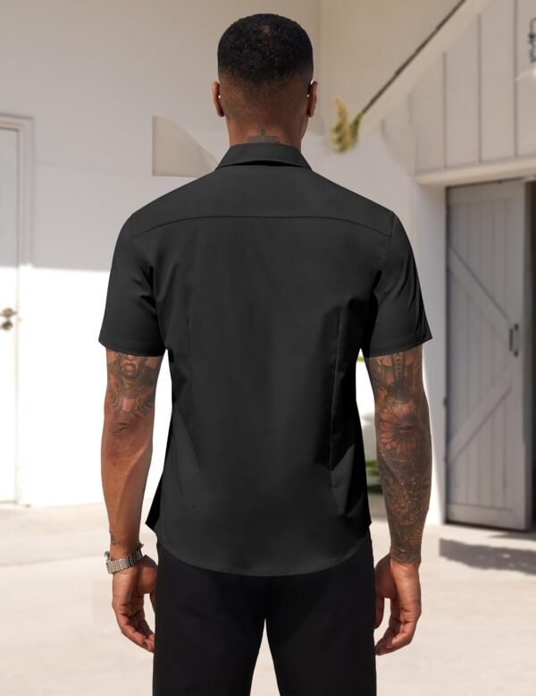 COOFANDY Men's Dress Shirts Short Sleeve Business Casua... - Image 6
