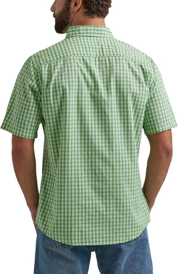 Wrangler Authentics Men's Short Sleeve Classic Plaid Sh... - Image 3