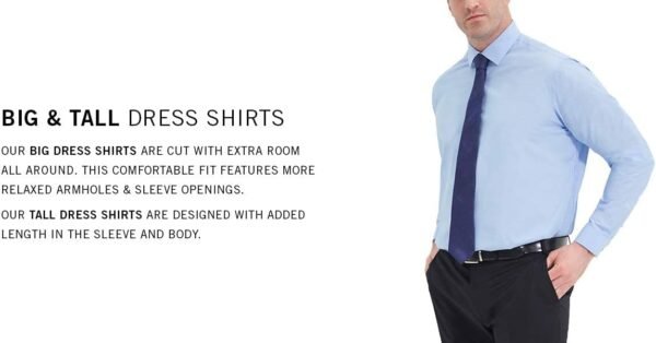 Unlisted by Kenneth Cole Men's Dress Shirt Big and Tall... - Image 5