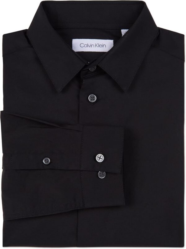 Calvin Klein Boys' Lengthy Sleeve Slim Match Gown Shirt, Bu... - Image 4