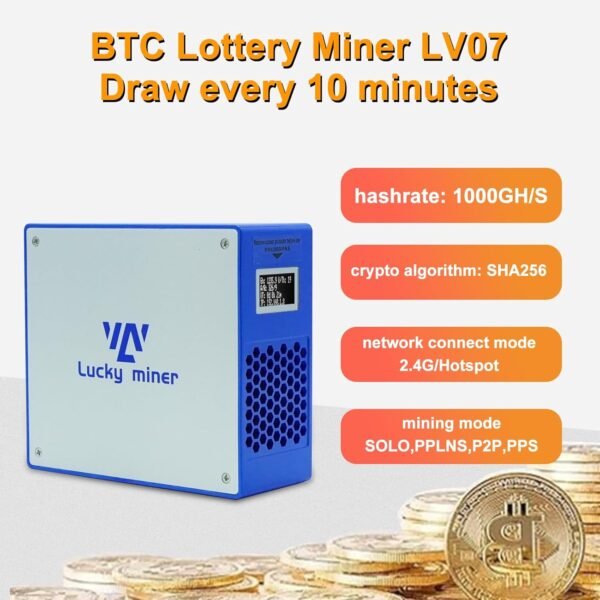 BeLuckyMan Bitcoins Miner Machine Lotto Mining Machine 1... - Image 5