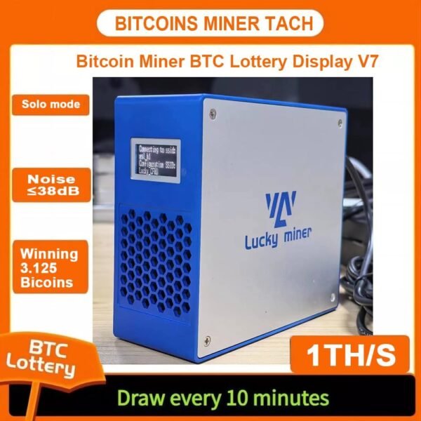 Bitcoins Miner Solo Lottery Miner 2.4G WiFi SHA-256 BM1... - Image 7