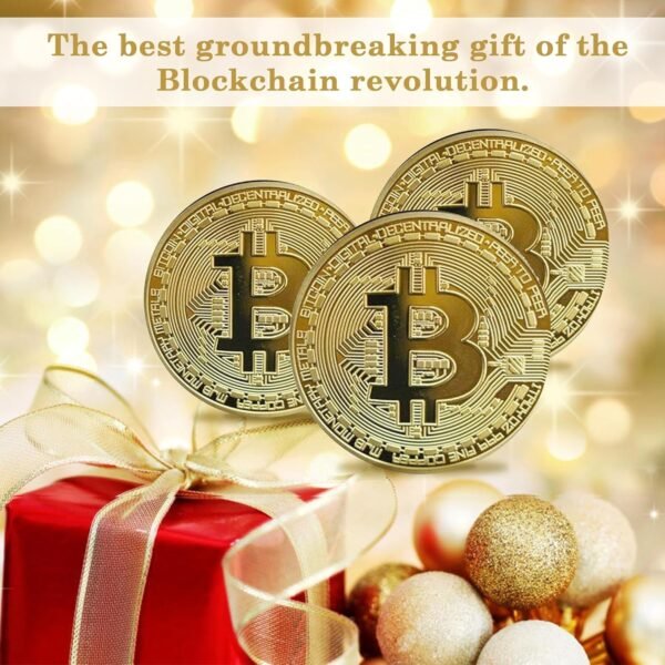 9PC Bitcoin Coin | Bodily Bitcoin with Protecting Cas... - Image 3