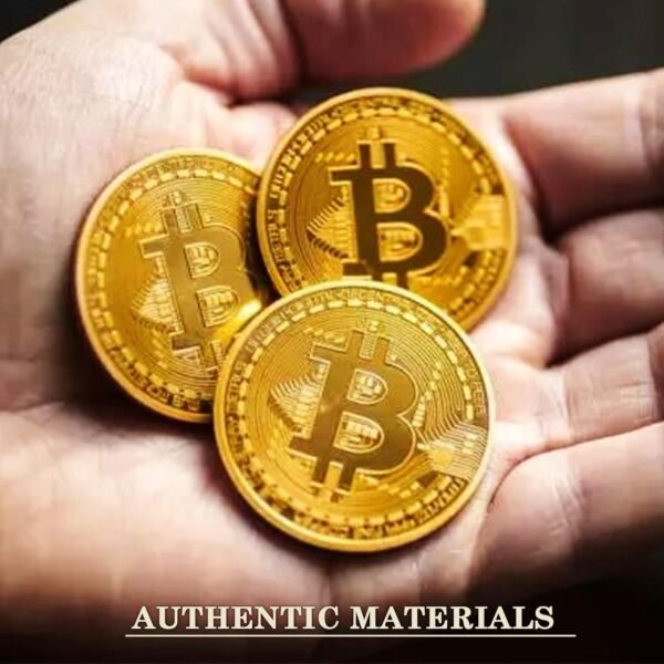 9PC Bitcoin Coin | Bodily Bitcoin with Protecting Cas... - Image 4