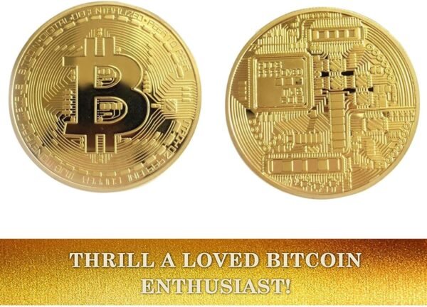 9PC Bitcoin Coin | Bodily Bitcoin with Protecting Cas... - Image 6