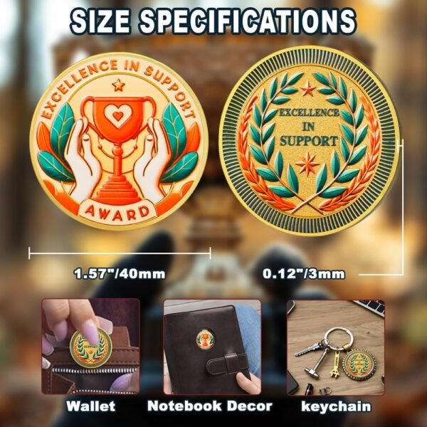 5pcs Excellence in Assist Award Problem Coin - Troph... - Image 4