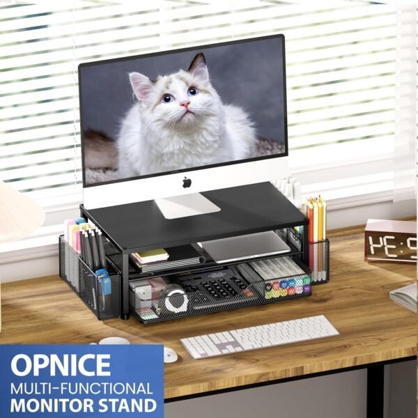 Desk Organizer and Equipment, 2-Tier Pc Monitor... - Image 7