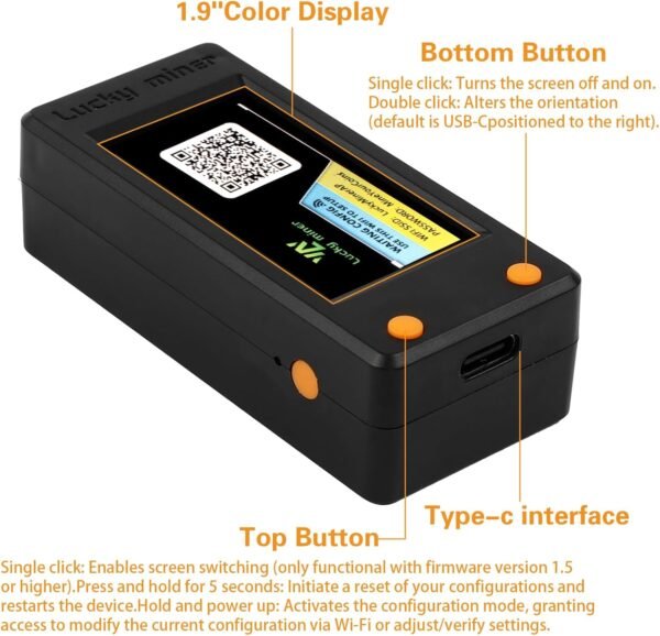 Bitcoins Miner Lotto Mining Gadget 78K/S 2.4G WiFi/Hots... - Image 4