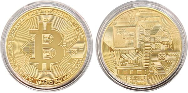 9 Pcs Bit Coin,Commemorative Coin,Bodily Bitcoin with... - Image 4