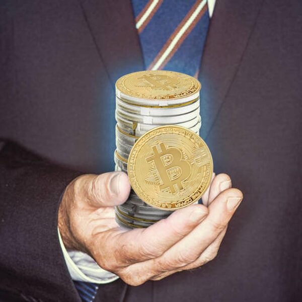 9 Pcs Bit Coin,Commemorative Coin,Bodily Bitcoin with... - Image 7