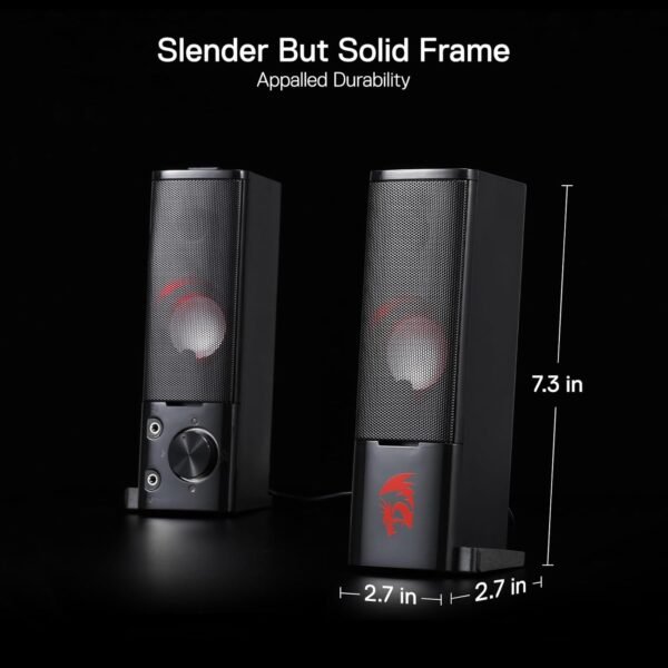 Redragon GS550 PC Gaming Audio system, 2.0 Channel Desktop ... - Image 7