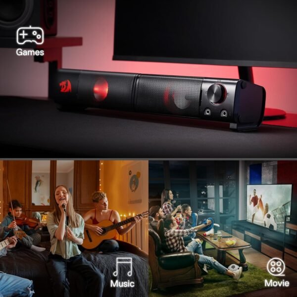 Redragon GS550 PC Gaming Audio system, 2.0 Channel Desktop ... - Image 9