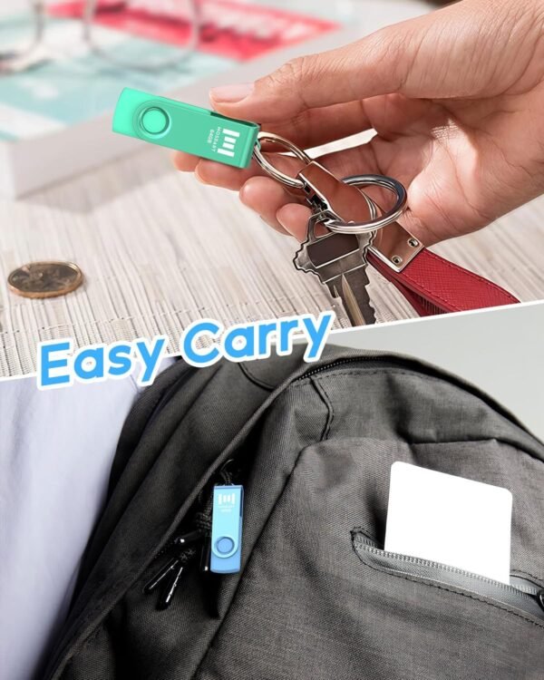 MOSDART 64GB USB 2.0 Flash Drive, with Keychain Loop, S... - Image 4