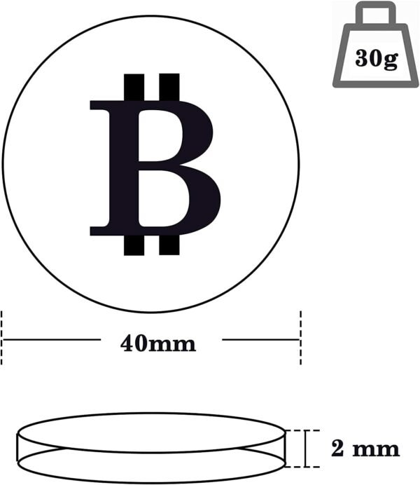 Bitcoin Coin Memento with Coin Case, Bodily Bitcoin ... - Image 4