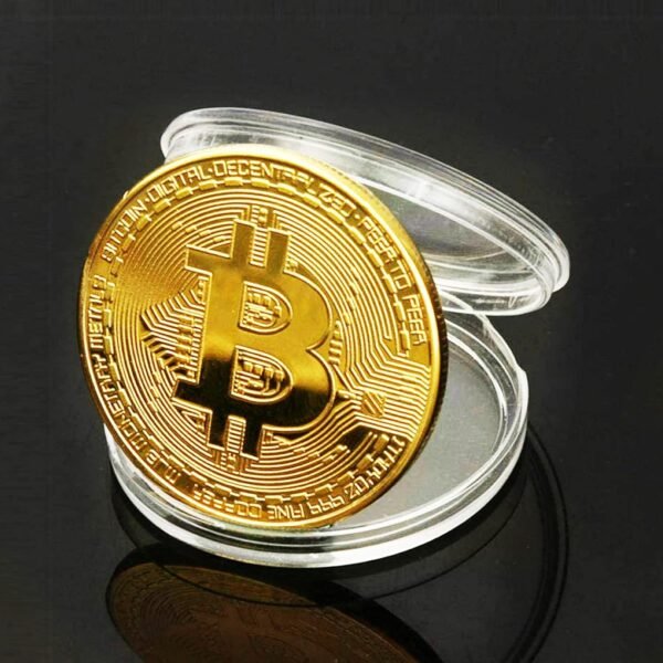 10 Pcs Bitcoin Cash, 24K Gold Plated, 3mm BTC Cryptocu... - Image 8