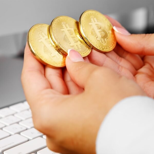 10 Pcs Bitcoin Cash, 24K Gold Plated, 3mm BTC Cryptocu... - Image 9