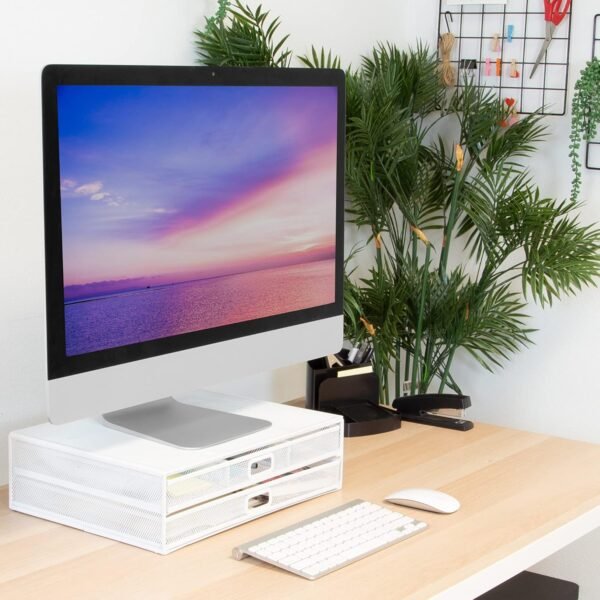 Mount-It! Mesh Laptop Monitor Stand Riser [Metal] Des... - Image 6