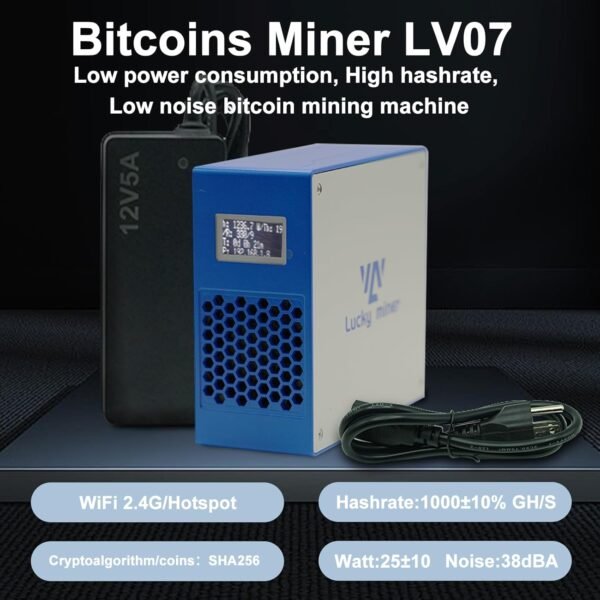 Bitcoins Miner 1TH/S Solo Miner LV07 SHA-256 Asic Chip ... - Image 4
