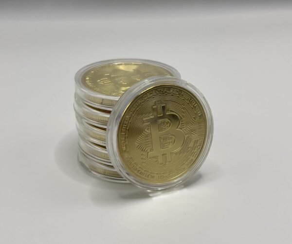 6PCS Gold Plated Bitcoin Cash - 40mm Diameter, 3mm Thi... - Image 7