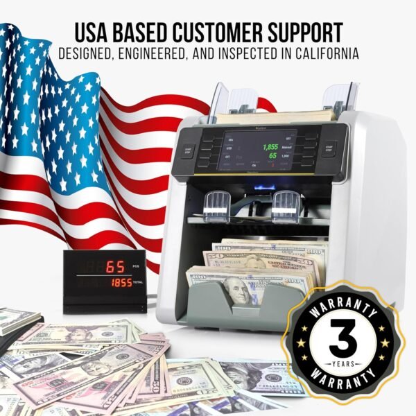 KOLIBRI Signature Financial institution-Grade Cash Counter Machine Mixe... - Image 6