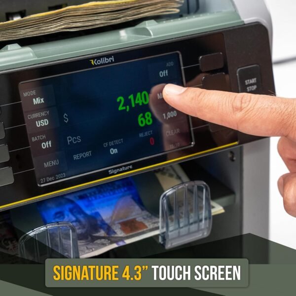 KOLIBRI Signature Financial institution-Grade Cash Counter Machine Mixe... - Image 7