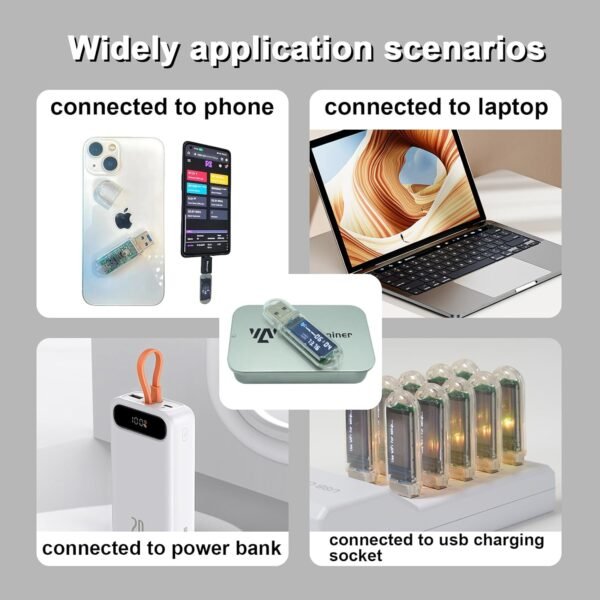 USB Bitcoin Miner Stick LV03 BTC Lottery Crypto Mini So... - Image 3