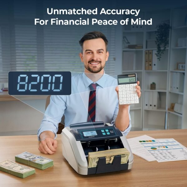 MUNBYN IMC51 Cash Counter Machine Depend Worth, Add+Bat... - Image 3