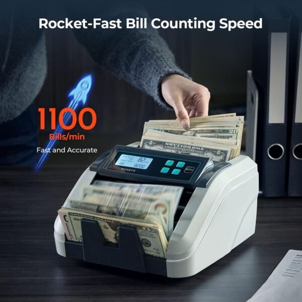 MUNBYN IMC51 Cash Counter Machine Depend Worth, Add+Bat... - Image 4