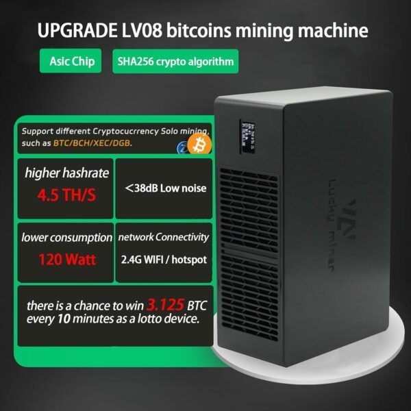 Bitcoins Miner Machine Lotto Mining Machine 4.5TH/S WiFi... - Image 3