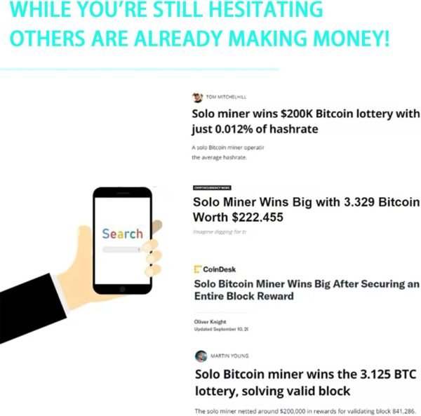 Bitcoins Miner Machine Lotto Mining Machine 4.5TH/S WiFi... - Image 10