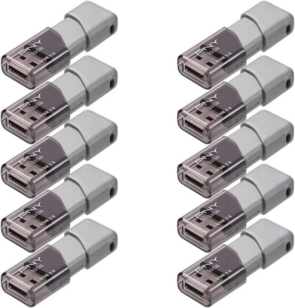 PNY 32GB Turbo Attaché 3 USB 3.0 Flash Drive, Silver (P... - Image 3