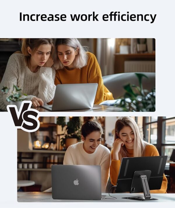 Moveable Monitor, Extremely Slim 15.6 Inch FHD IPS Laptop computer S... - Image 6