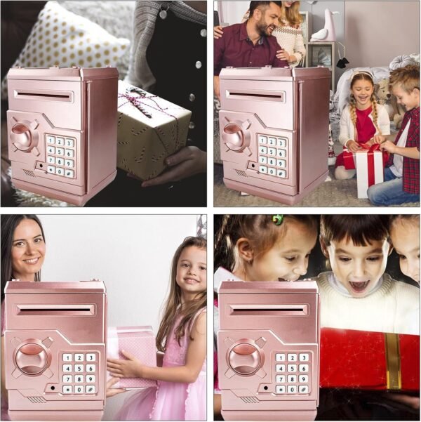 Mini ATM Piggy Financial institution ATM Machine Finest Reward for Children,Elec... - Image 6