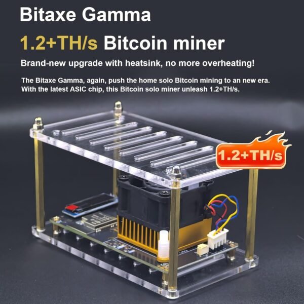 Bitaxe Gamma - 1.2+TH/s Bitcoin Miner BM1370 ASIC chip ... - Image 5