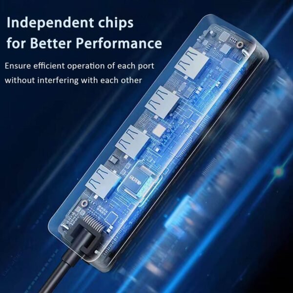 USB 3.0 Hub, VIENON 4-Port USB Hub USB Splitter USB Exp... - Image 7