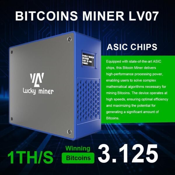 Fortunate Miner LV07 MB1366 Chip Residence Bitcoins Miner 1T H/S... - Image 5