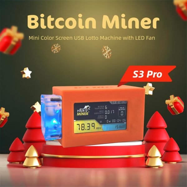 Bitaxe NerdMiner S3 Professional 2.4G WiFi USB Crypto Miner with... - Image 3