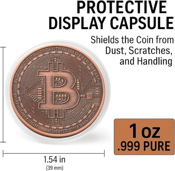Bitcoin Cash | 2X Copper Coin 1 oz999 Pure | Coin Gif... - Image 7