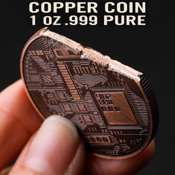 Bitcoin Cash | 2X Copper Coin 1 oz999 Pure | Coin Gif... - Image 8