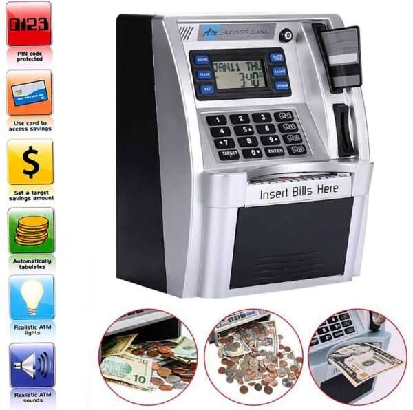 2024 Upgraded ATM Saving Piggy Financial institution for Actual Cash for ... - Image 5