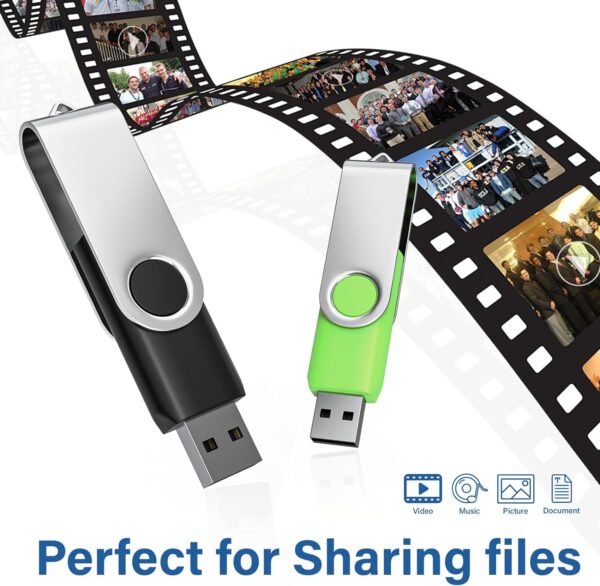 USB Flash Drives 2GB 10 Pack, Wooolken USB 2.0 Thumb Dr... - Image 4