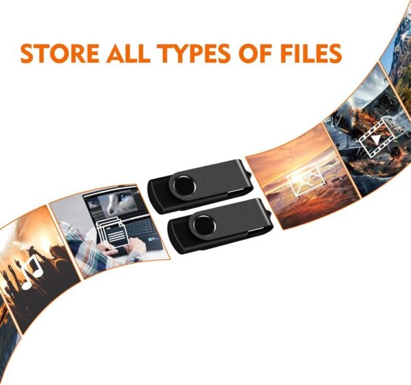 AreTop 64GB USB Flash Drive, 10 Pack USB 2.0 Thumb Driv... - Image 7