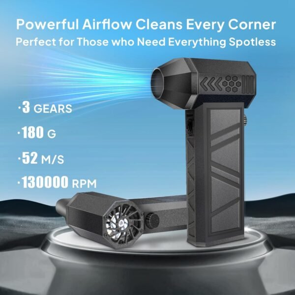 Compressed Air Duster - 130000 RPM Electrical Air Duster,... - Image 3