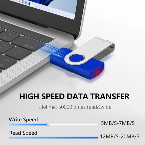 AreTop Bulk Flash Drives 4GB 20 Pack USB2.0 Swivel Bulk... - Image 5